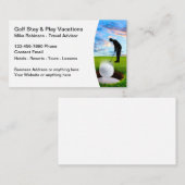 ゴルフバケーション旅行パッケージエージェント 名刺 (正面/裏面)
