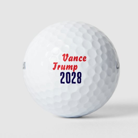 ゴルフバスルスヴァンス/トランプ2028 ゴルフボール (正面)