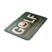 ゴルフバスルームおもしろいデコール バスマット (アングル)