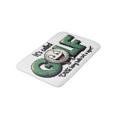 ゴルフバスルームおもしろいデコール バスマット (アングル)