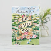 ゴルフバチェロレッテオンゴルフコース 招待状 (スタンド正面)