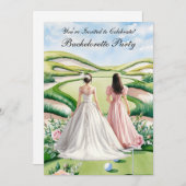 ゴルフバチェロレッテオンゴルフコース 招待状 (正面/裏面)