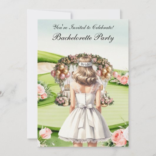 ゴルフバチェロレッテオンゴルフコース 招待状 (正面)