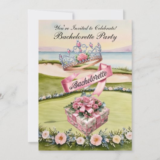 ゴルフバチェロレッテオンゴルフコース 招待状 (正面)