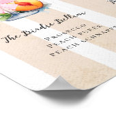 ゴルフバチェロレッテシグネチャーカクテルサイン ポスター (角)