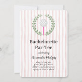 ゴルフバチェロレッテパルティー 招待状 (正面)