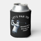 ゴルフバチュラーパーティエレガントブラック 缶クーラー (缶正面)