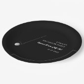 ゴルフバチュラーパーティ – ゴルフクラシックトリップスタイリッシュ ペーパープレート (アングル)