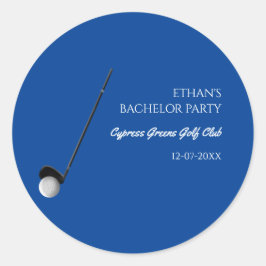 ゴルフバチュラーパーティ – ゴルフクラシックトリップスタイリッシュ ラウンドシール