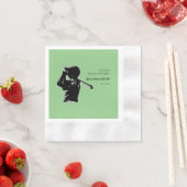 ゴルフバチュラーパーティ – ゴルフクラシックトリップスタイリッシュ 縁ありカクテルナプキン (インサイチュ)