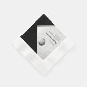 ゴルフバチュラーパーティ – ゴルフクラシックトリップスタイリッシュ 縁ありカクテルナプキン (角)