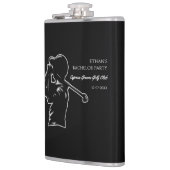 ゴルフバチュラーパーティ – ゴルフクラシック外出スタイリッシュ フラスク (左)