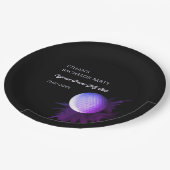 ゴルフバチュラーパーティ – ゴルフ旅行クラシックゴルファー ペーパープレート (アングル)