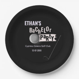 ゴルフバチュラーパーティ – ゴルフ旅行クラシックゴルファー ペーパープレート