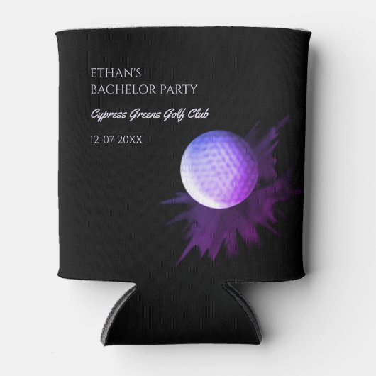 ゴルフバチュラーパーティ – ゴルフ旅行クラシックゴルファー 缶クーラー (正面)