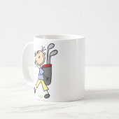ゴルフバッグのマグを運ぶ容器 コーヒーマグカップ (正面左)