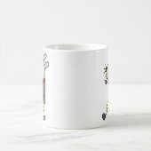 ゴルフバッグのマグを運ぶ容器 コーヒーマグカップ (中央)