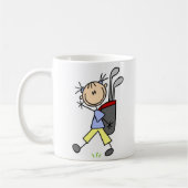 ゴルフバッグのマグを運ぶ容器 コーヒーマグカップ (左)