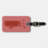 ゴルフバッグをゴルフをするパーソナライズなバッグおよびクラブは付きます ラゲッジタグ (正面横)