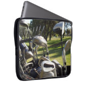 ゴルフバッグゴルフ場が満載。 ラップトップスリーブ (正面右)