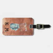 ゴルフバッグモノグラムパーソナライズされたユニークスタイル ラゲッジタグ (正面横)