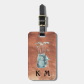 ゴルフバッグモノグラムパーソナライズされたユニークスタイル ラゲッジタグ (正面縦)