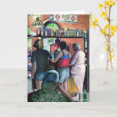 ゴルフバフェブダペストハンガリーグリーティングカード カード (黄色い花)