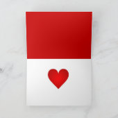 ゴルフバレンタインカード シーズンカード (内部)