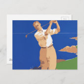 ゴルフバンクーバーアイランドカナダ ポストカード (正面/裏面)