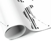 ゴルフバーコードゴルファーゴルフ競技パターンデザイン ラッピングペーパー (ロールコーナー)