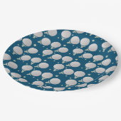 ゴルフバースデーパーティーのパターン ペーパープレート (アングル)