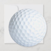 ゴルフバースデーパーティー50thデイパーティーゴルフボール 招待状 (裏面)