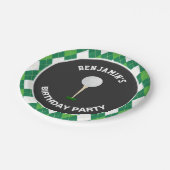 ゴルフバースデーパーティー ペーパープレート (アングル)