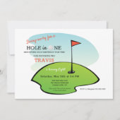 ゴルフバースデーパーティ招待状 招待状 (正面)