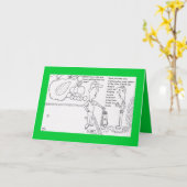 ゴルフバースデー・カード カード (黄色い花)