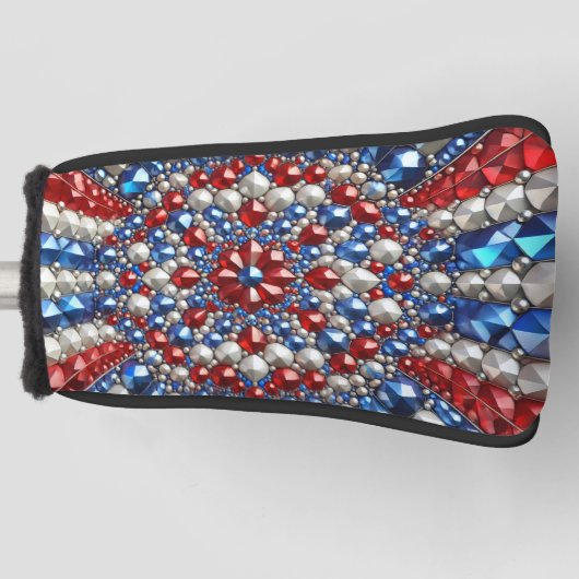 ゴルフパターカバーオランダ色デザイン ゴルフヘッドカバー (正面)