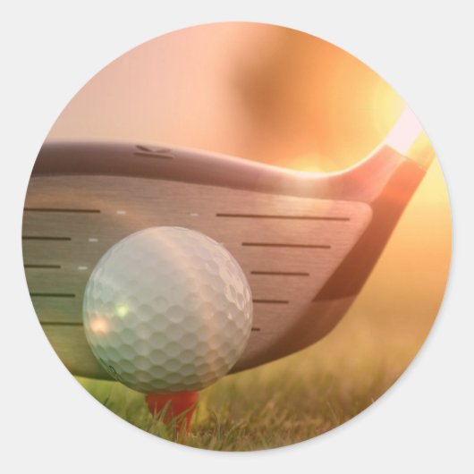 ゴルフパターステッカー ラウンドシール (正面)
