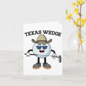 ゴルフパターテキサス州ウェッジゴルフクラブテキサス州カウボーイCou カード (黄色い花)