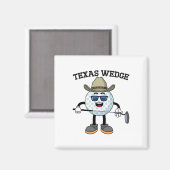 ゴルフパターテキサス州ウェッジゴルフクラブテキサス州カウボーイCou マグネット (正面/裏面)