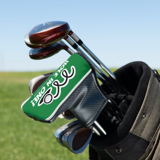 ゴルフパターパーソナライズされたカバーの1つに穴 ゴルフヘッドカバー (インサイチュ)