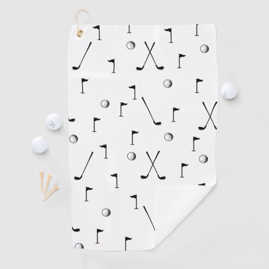 ゴルフパターミニマルンボール旗クラブゴルファーのギフト ゴルフタオル (インサイチュ)