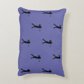 ゴルフパターモノグラムのンゴルフスポーツペリウィンクル アクセントクッション (裏面(縦))