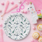 ゴルフパターン紙プレート ペーパープレート (パーティー)