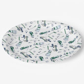 ゴルフパターン紙プレート ペーパープレート (アングル)