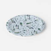 ゴルフパターン紙プレート ペーパープレート (アングル)