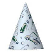 ゴルフパターン パーティーハット (正面)