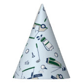 ゴルフパターン パーティーハット (左)