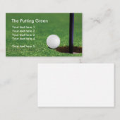 ゴルフパッティンググリーンゴルフボール 名刺 (正面/裏面)