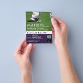 ゴルフパット、GoIfレッスンズフ広告ライヤー チラシ (手)