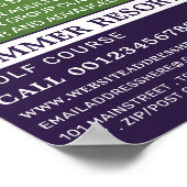 ゴルフパット、GoIfレッス広告ン ポスター (角)